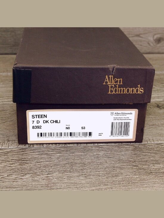 * NIB * $395 Allen Edmonds STEEN Dress Loafer 7 D Dark Chili * add $15 new Trees main image 5